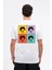Regular Curly Man Baskılı Tshirt 4
