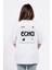 Oversize Sırtta Echo Baskılı Tshirt 1