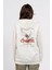 Oversize Sırtta Chasm Baskılı Hoodie 1