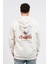 Oversize Sırtta Chasm Baskılı Hoodie 2