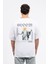 Oversize Sırtta Bloom Baskılı Tshirt 1