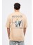 Oversize Sırtta Bloom Baskılı Tshirt 1