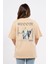 Oversize Sırtta Bloom Baskılı Tshirt 2