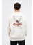 Oversize Sırtta Chasm Baskılı Sweatshirt 2