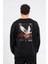 Oversize Sırtta Chasm Baskılı Sweatshirt 1