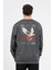 Oversize Sırtta Chasm Baskılı Sweatshirt 2