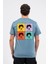 Regular Curly Man Baskılı Tshirt 3