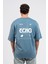 Oversize Sırtta Echo Baskılı Tshirt 2