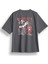 Oversize Reckless Baskılı Tshirt 1