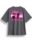 Oversize Sırtta Authentic Baskılı Tshirt 1