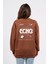 Oversize Sırtta Echo Baskılı Sweatshirt 2