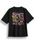 Oversize Seeking Baskılı Tshirt 1