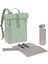 Rolltop Up Bebek Bakım Sırt Çantası Silver Green 4