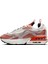Air Max Furyosa Sneaker White Platform Taban 4cm Kadın Günlük Spor Ayakkabı Krem Turuncu 2