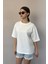 Kadın Oversize Tişört-Beyaz 1