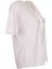 Ysatis V Yaka Oversize Minimalist Kadın Bluz - Kısa Kol - Günlük 3