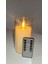 Alevsiz LED Mum Uzaktan Kumandalı Pilli Şeffaf Tekli Mum - 7,5*15 Cm- ES-753 3