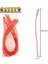 Boncuk Plastık Bağ Kelepce Çift Delikli Kilitli Çözülebilir Kırmızı 4MMX240MM (10 Adet) 1