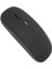 Siyah Wireless Kablosuz Sessiz Mouse Bluetooth Bağlantılı 4
