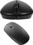 Siyah Kablosuz Mouse Wireless Mouse Minimal Tasarım 2