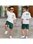 Erkek Çocuk Kısa Kol Şort Takım 4-12 Yaş Arası Yazlık Takım Bluz+Şort 11695Y 1