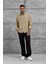 Bej Sülfür Çilek Model Oversize Gömlek 5