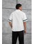 Krem Fearless Baskılı Oversize Gömlek 3