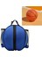 Yuvarlak Basketbol Çantası Büyük Kapasiteli Su Geçirmez Oxford Kumaş Açık Spor Basketbol Çantası Elastik File Çanta Mavi (Yurt Dışından) 5
