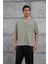 Yeşil Mrk Çizgili Oversize Gömlek 5