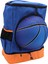 Basketbol Sırt Çantası Ayakkabı Bölmesi ile Oxford Kumaş Nefes Futbol Sırt Çantası Spor Çantası Açık Voleybol Futbol Mavi Turuncu Boyutu 4 Top (Yurt Dışından) 2
