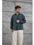 Yeşil Modal Kumaş Oversize Gömlek 5