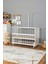 Ahşap Beşik Anne Yanı Beşik Beyaz 60X120 - Uyku Setsiz Yataksız + Tekerlekli 1
