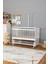 Ahşap Beşik Anne Yanı Beşik Beyaz 60X120 - Uyku Setsiz Yataksız + Tekerlekli 2
