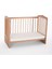 Ahşap Beşik Anne Yanı Bebek Beşiği Organik (Boyasız) 60X120 - Uyku Setsiz Tek Yataklı 3