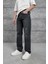 Füme MB Yırtık Detaylı Baggy Jean 1