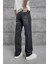 Füme MB Yırtık Detaylı Baggy Jean 4