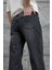 Füme MB Yırtık Detaylı Baggy Jean 5