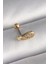 Çelik Gold Renk Zirkon Taşlı Kanat Tragus Piercing 1