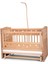 Ahşap Beşik Anne Yanı Beşik Organik (Boyasız) 60X120 - Uyku Setsiz ve Yataksız 3