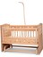 Ahşap Beşik Anne Yanı Beşik Organik (Boyasız) 60X120 - Uyku Setsiz ve Yataksız 5