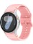 Samsung Galaxy Watch 4 5 6 7 Fe 40 40 44 Classic 42 43 46 47 mm Kordon Dekoratif Örgü Çizgili Spor Silikon Kayış 1