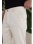 Erkek Casual Slim Fit Cord Desenli Kumaş Pantolon 4