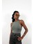 Haki Önü Çift Katlı Bodysuit 3