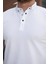 Erkek Çizgi Dokulu Çıtçıt Yakalı Kısa Kollu T-Shirt 3