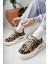 Dvm 5750 Leopar Havalı Taban Kadın Sneakers 1