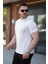Erkek Hakim Yakalı Kısa Kollu Pamuklu T-Shirt 2