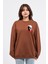 Oversize Göğüste Baskılı Scary Sweatshirt 2
