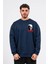 Oversize Göğüste Baskılı Scary Sweatshirt 3