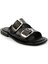 Siyah Leather Kadın Terlik K04826053703 2