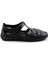 Siyah Leather Kadın Sandalet K05303100003 1